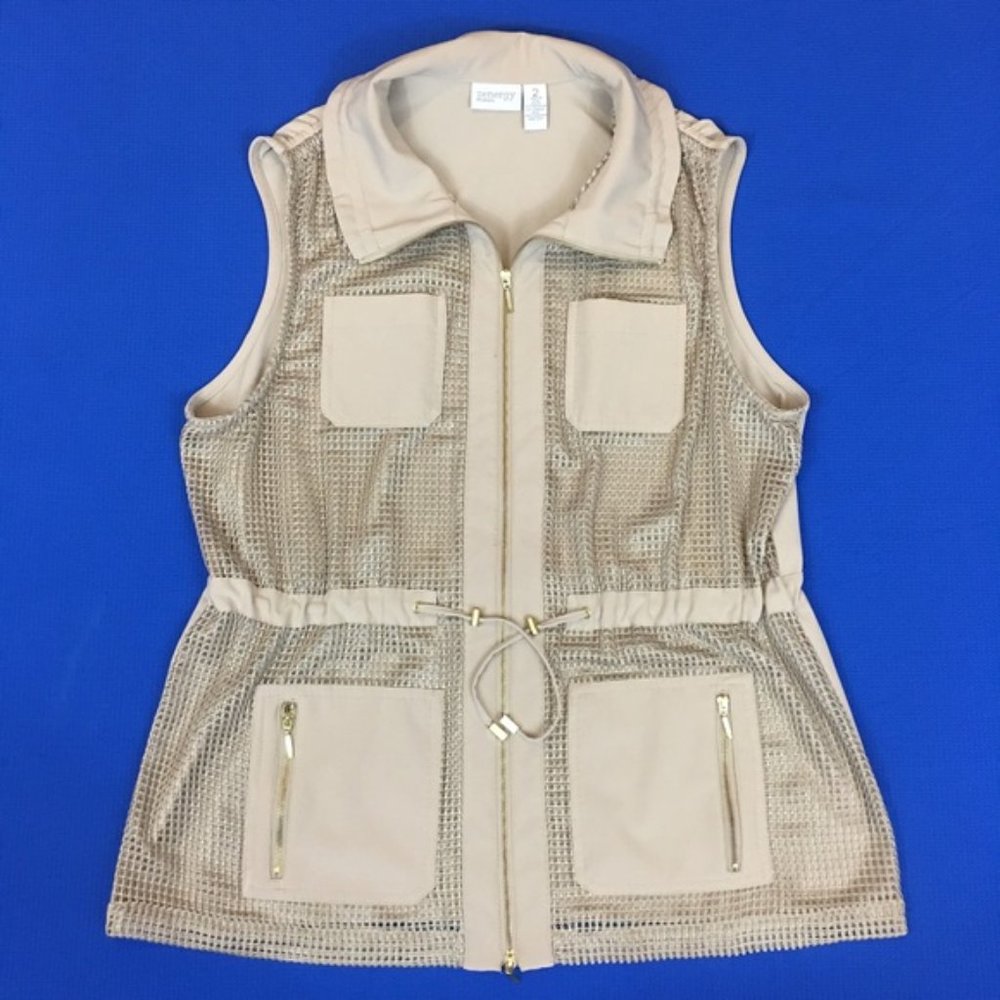 Chico's Lightweight Mesh Vest